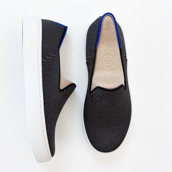 New Rothy's Steel Gray Slip On Sneakers - Picture 1 of 5